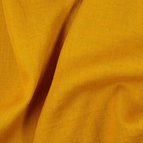 IL019 All-purpose Yellow 100% Linen Wholesale Fabric by the Bolt