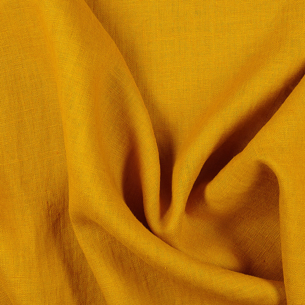 Fabric IL019 All-purpose 100% Linen Fabric Yellow Fs Signature Finish