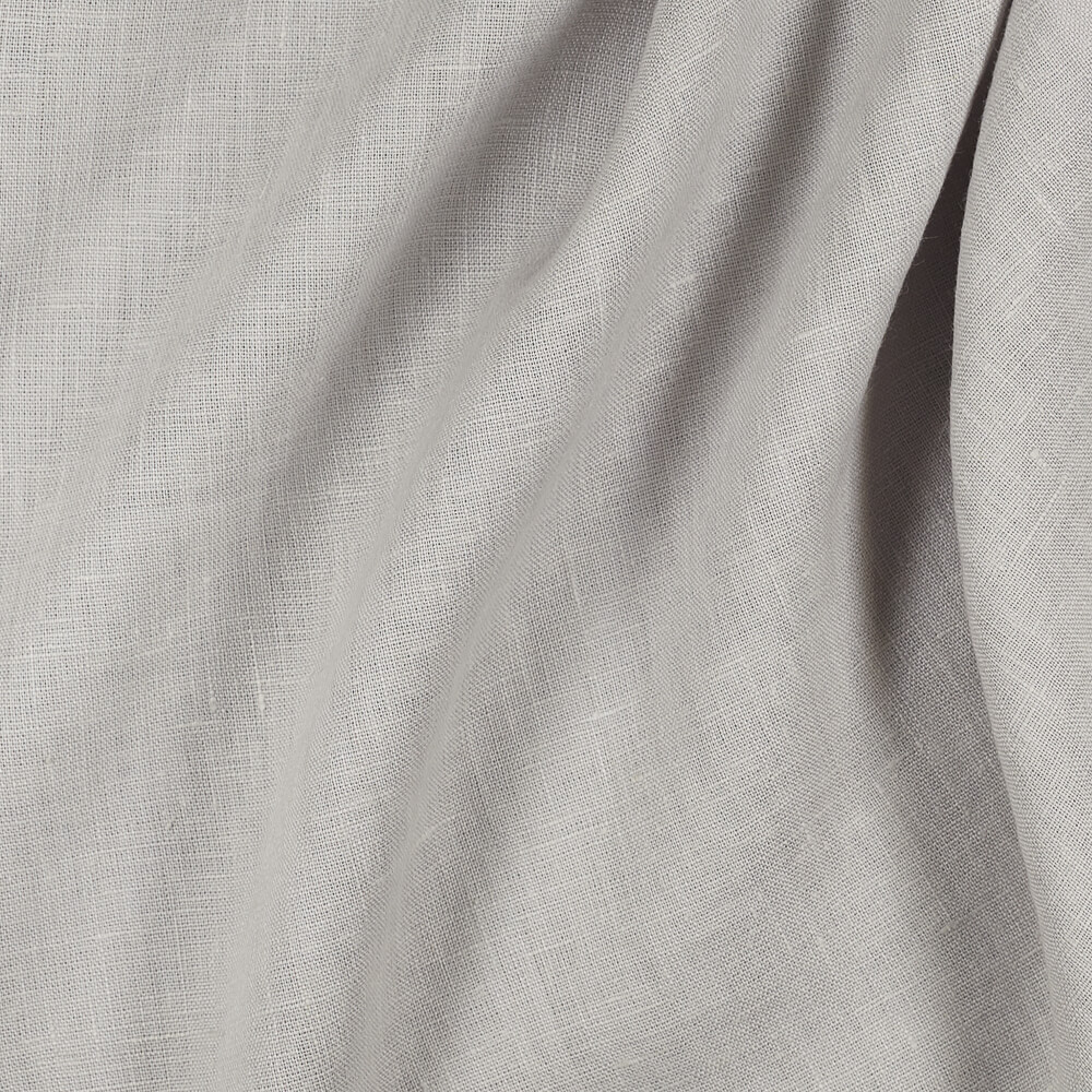 IL019 All-purpose Silver 100% Linen Fabric