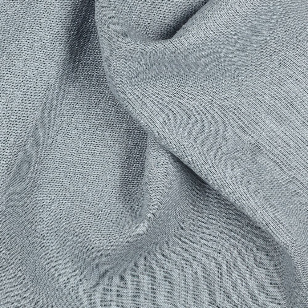 IL090 Canvas Blue Quartz 100% Linen Fabric