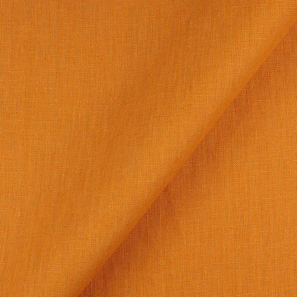 4C22 Rustic  100% Linen Fabric Apricot Fs Premier Finish