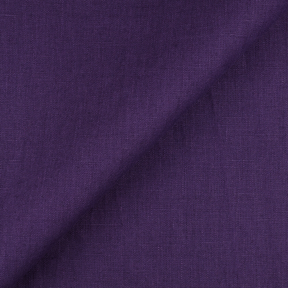 Fabric doggie bag 4C22 Rustic 100% Linen Fabric Royal Purple Fs Premier ...