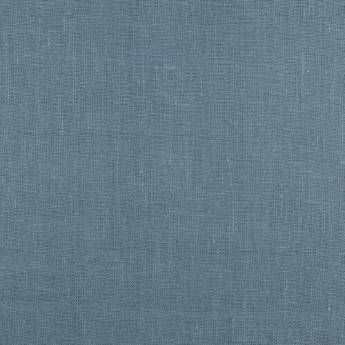 4C22 Rustic  100% Linen Fabric Blue Bayou Fs Premier Finish