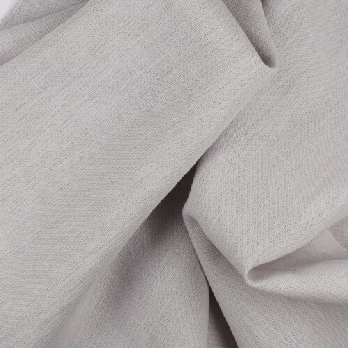 4C22 Rustic  Grey Pearl 100% Linen Wholesale Fabric by the Bolt