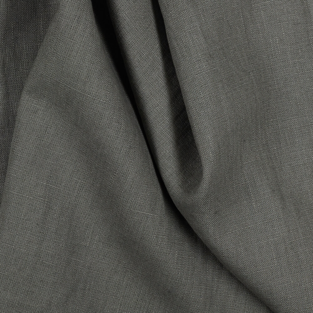 4C22 Rustic  Laurel Leaf 100% Linen Fabric