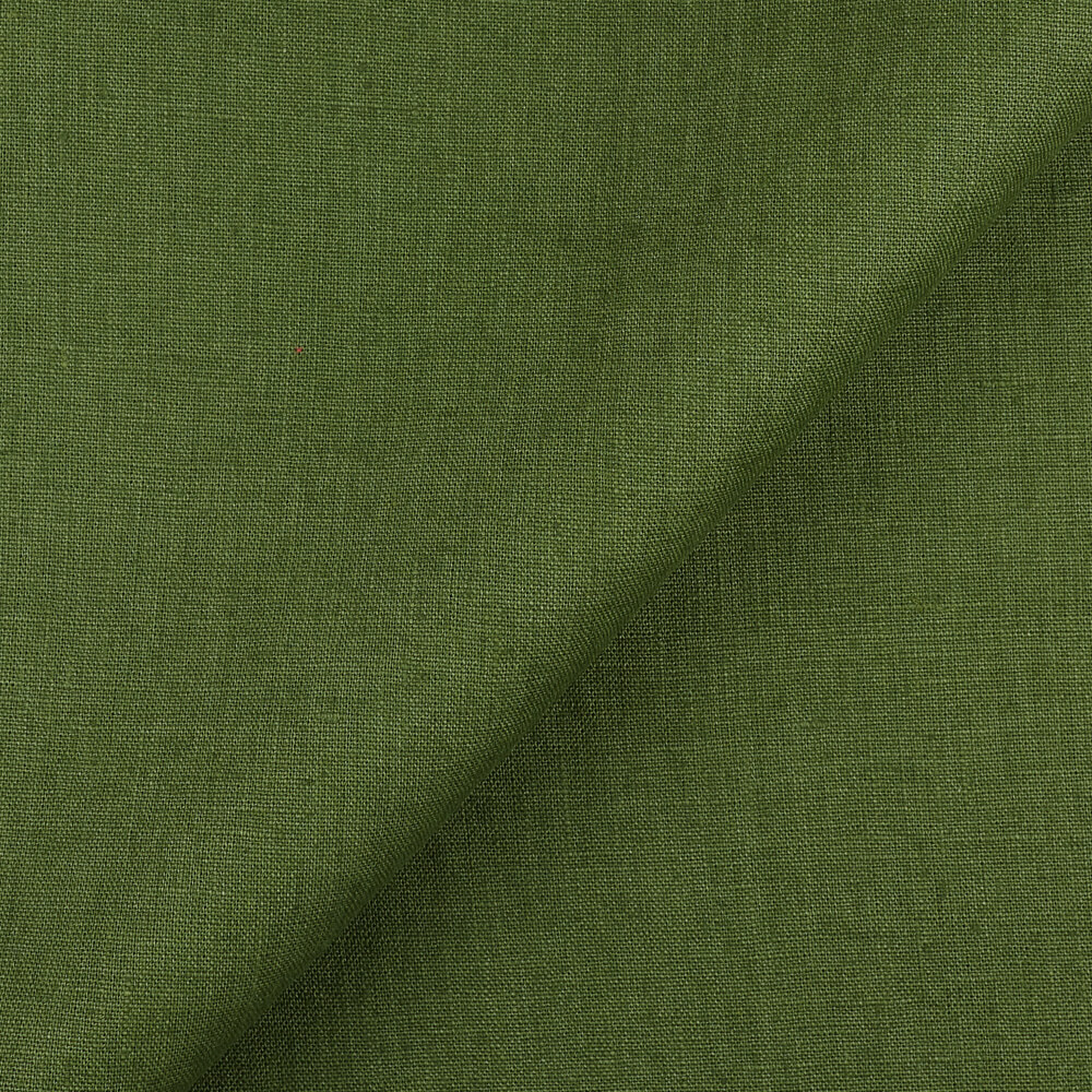 4C22 Rustic  100% Linen Fabric Vineyard Green Fs Premier Finish