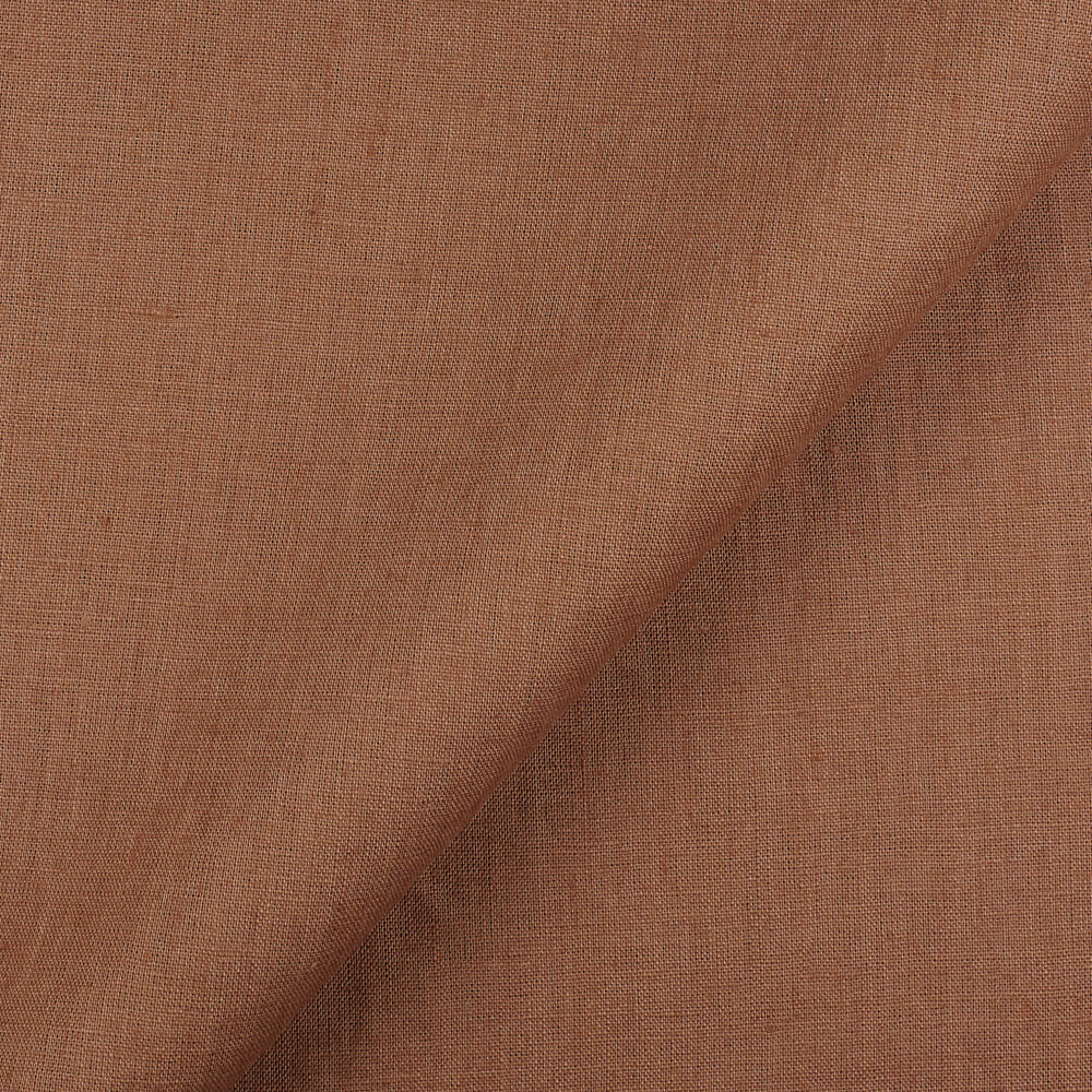 IL019 All-purpose 100% Linen Fabric Cognac Fs Signature Finish