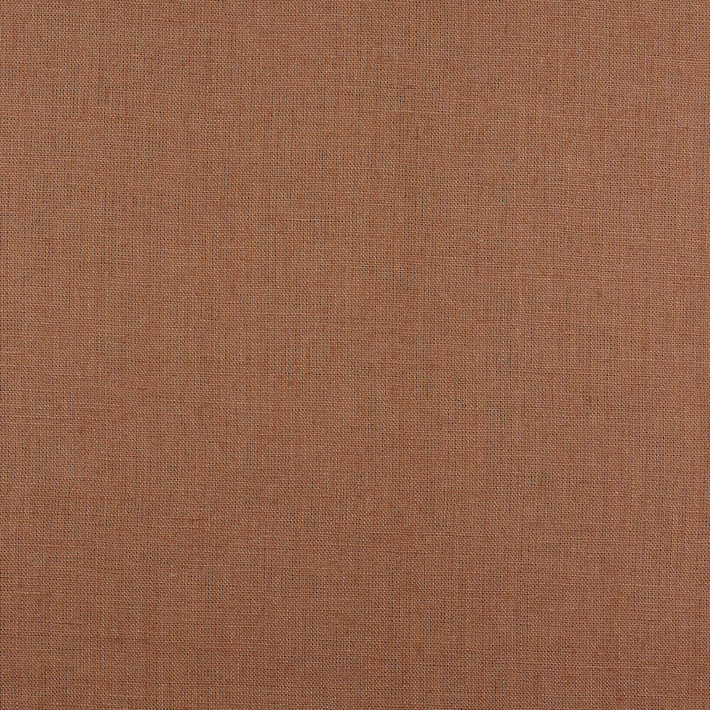 IL019 All-purpose 100% Linen Fabric Cognac Fs Signature Finish