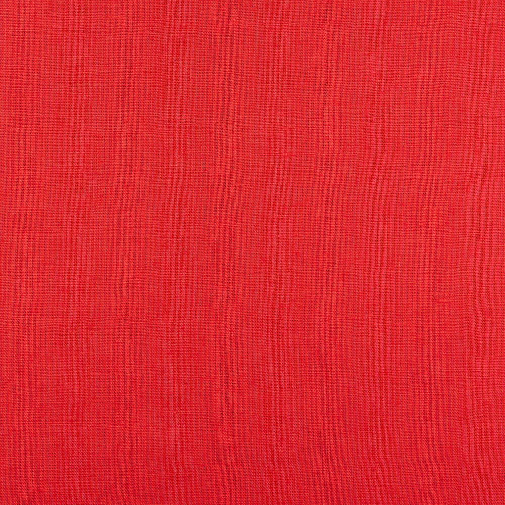 IL019 All-purpose 100% Linen Fabric Firecracker Red Fs Signature Finish