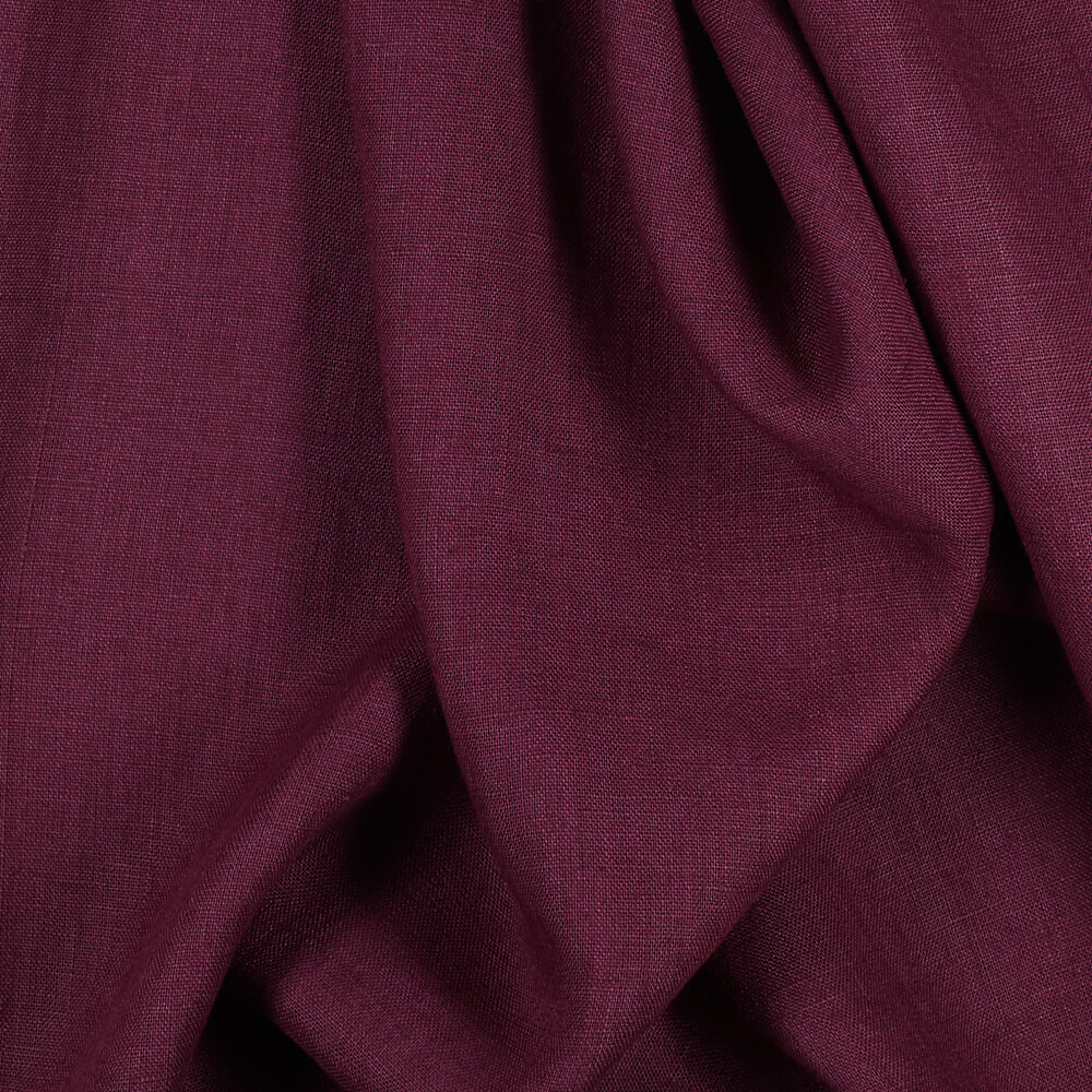 IL019 All-purpose Grape Wine 100% Linen Fabric