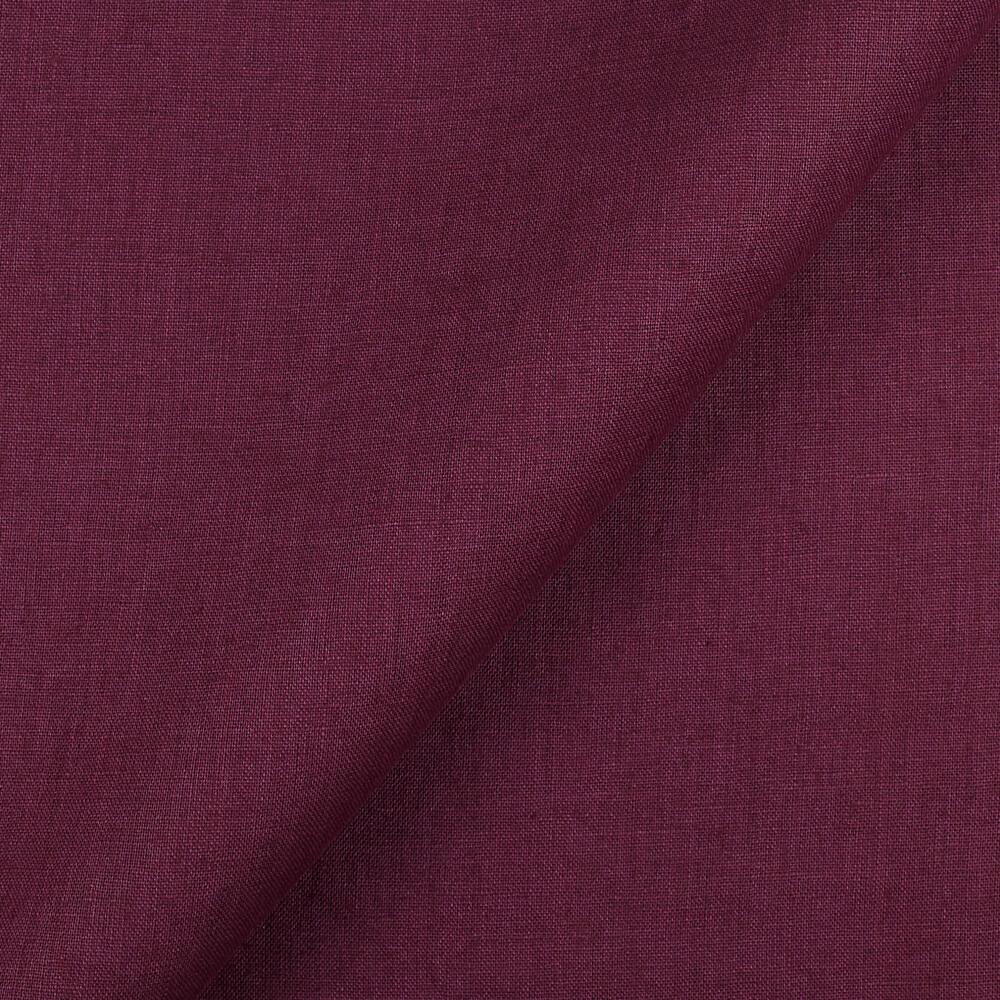 IL019 All-purpose 100% Linen Fabric Grape Wine Fs Signature Finish