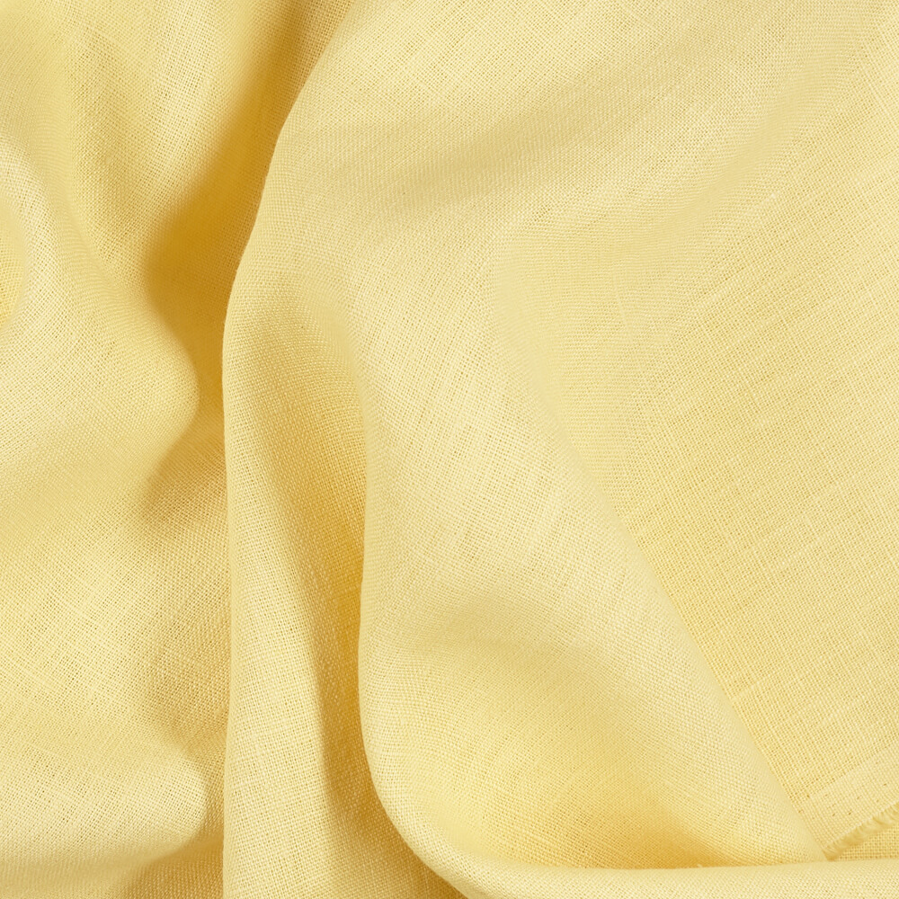 4C22 Rustic  Straw 100% Linen Fabric