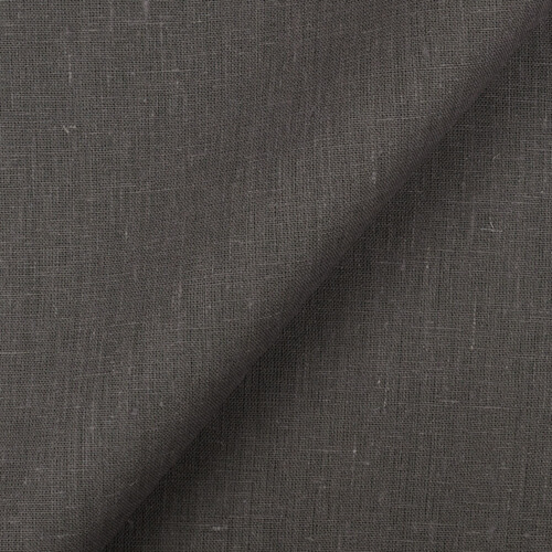 4C22 Rustic  Graphite 100% Linen Wholesale Fabric by the Bolt