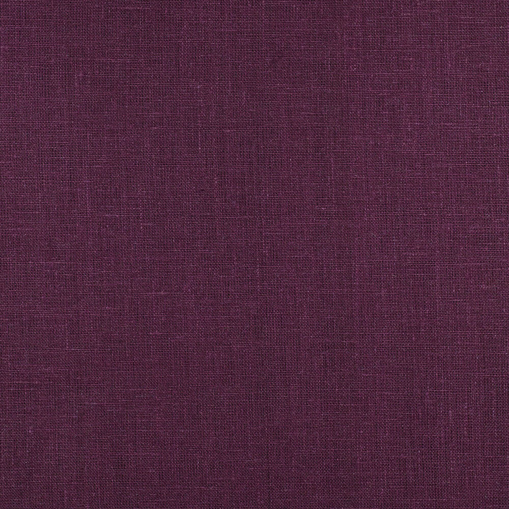 IL019 All-purpose Eggplant 100% Linen Fabric
