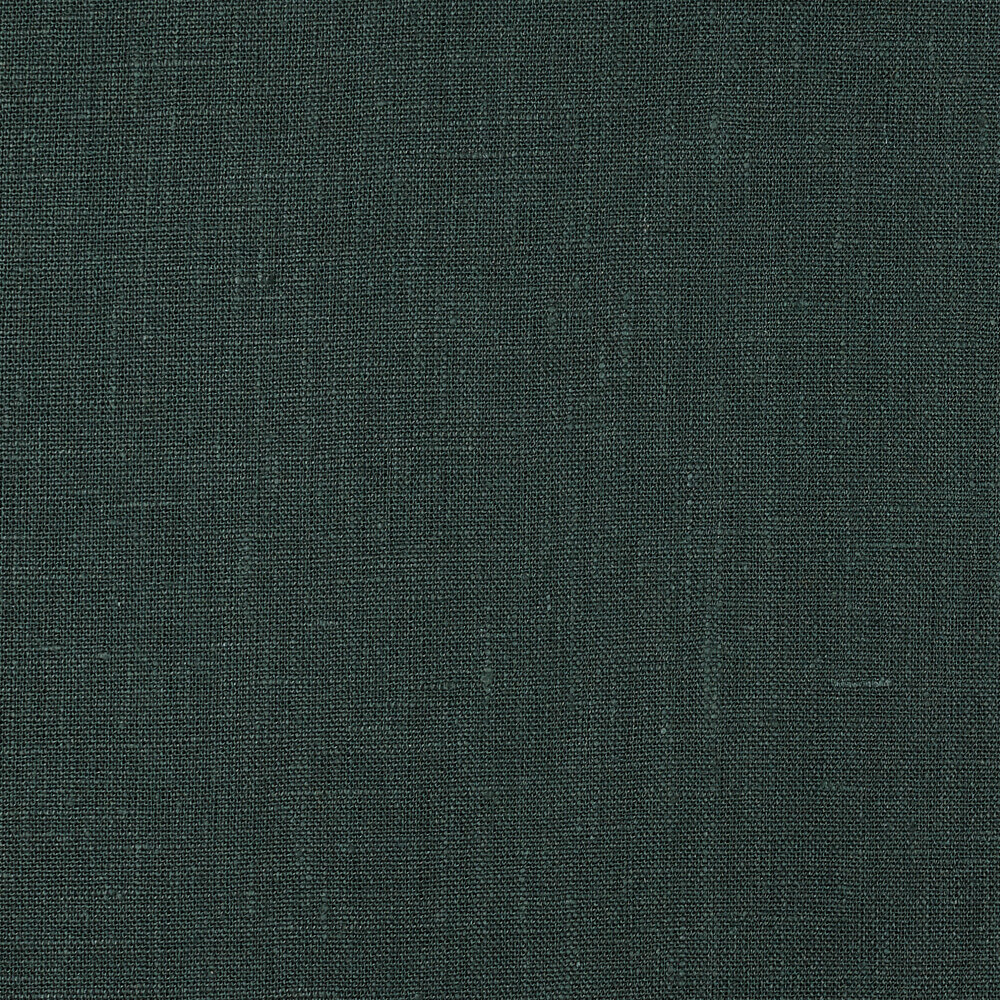 4C22 Rustic  100% Linen Fabric Emerald Fs Premier Finish