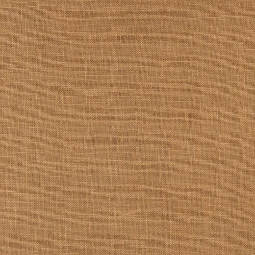 4C22 Rustic  100% Linen Fabric Ginger Fs Premier Finish