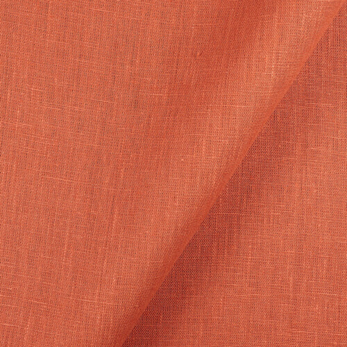4C22 Rustic  100% Linen Fabric Sanguine Fs Premier Finish