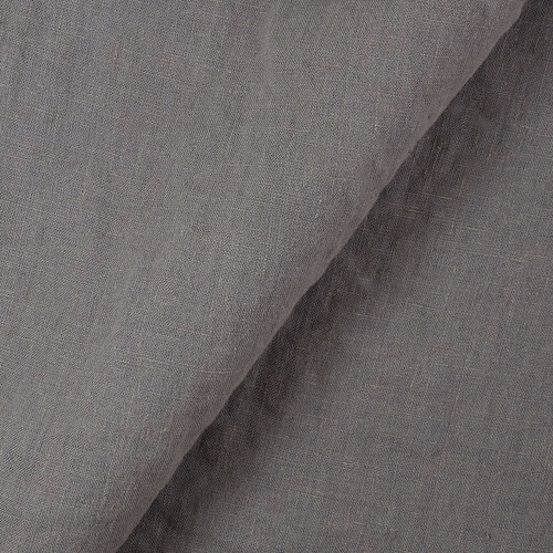 Fabric IL019 All-purpose 100% Linen Fabric Asphalt Fs Signature Finish