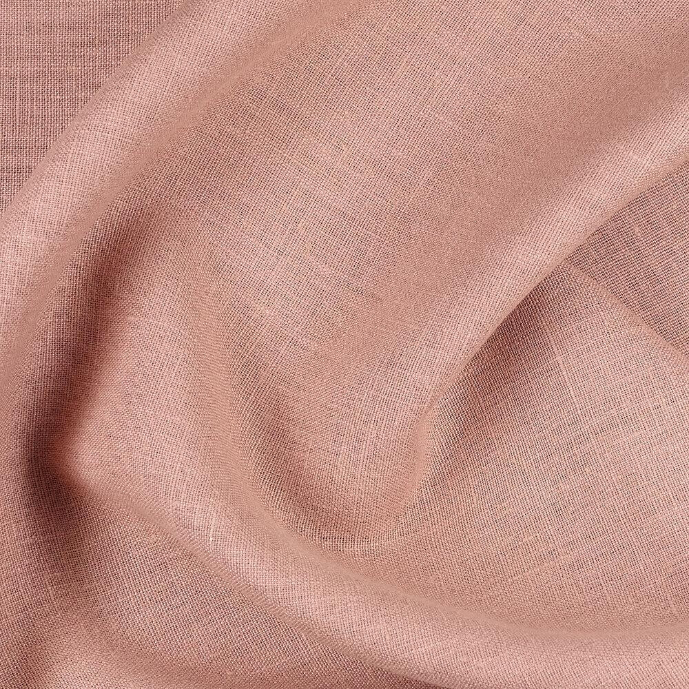 4C22 Rustic  Shadow Grey 100% Linen Fabric