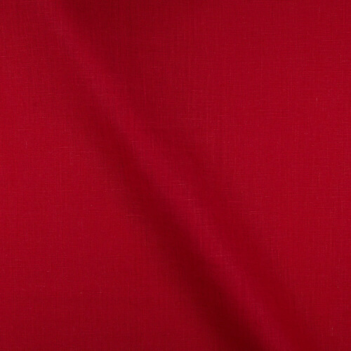 4C22 Rustic  100% Linen Fabric Cherry Fs Premier Finish