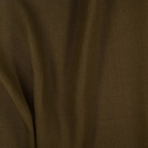 4C22 Rustic  Olive 100% Linen Wholesale Fabric by the Bolt