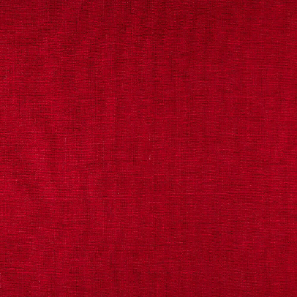 4C22 Rustic  100% Linen Fabric Cherry Fs Premier Finish