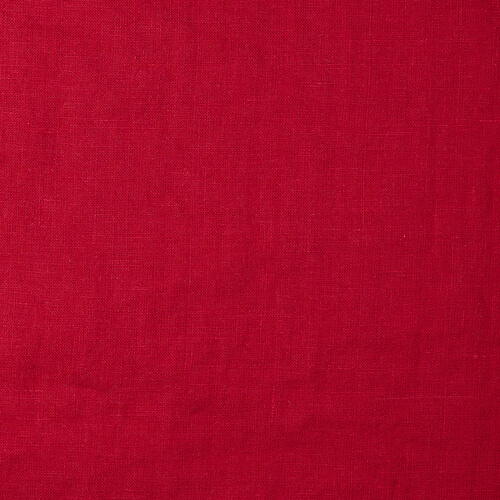 IL019 All-purpose 100% Linen Fabric Crimson Fs Signature Finish