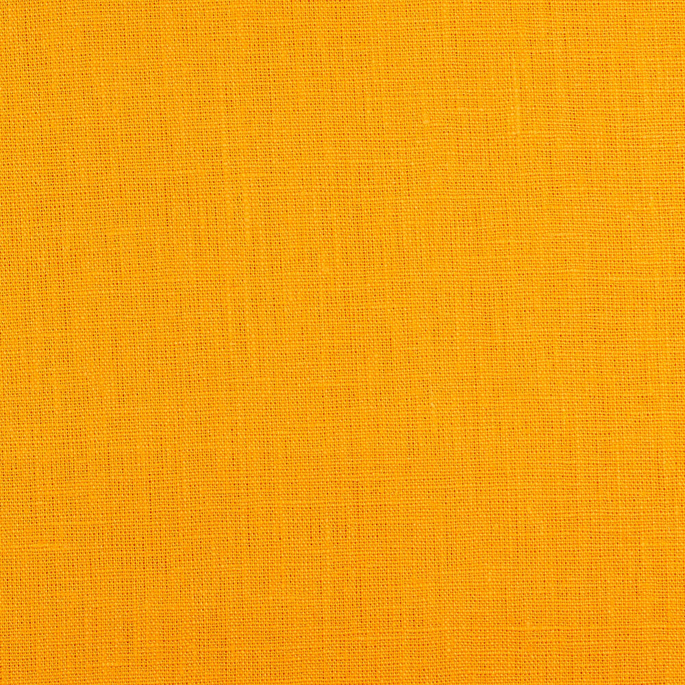 4C22 Rustic  Marigold 100% Linen Fabric