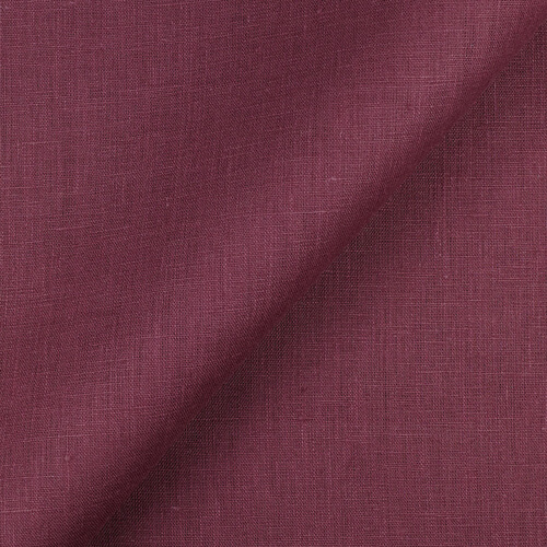 Fabric IL019 All-purpose 100% Linen Fabric Wildcherry Softened