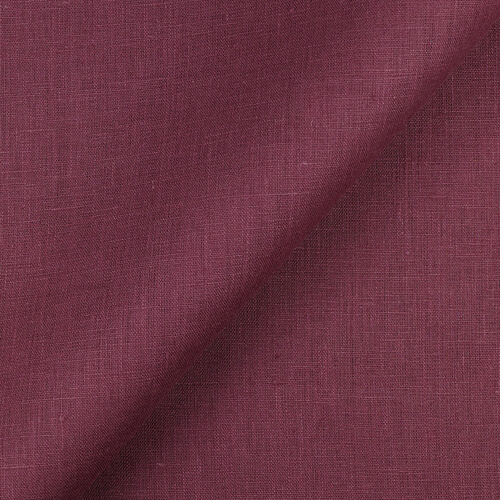 IL019 All-purpose 100% Linen Fabric Wildcherry Softened