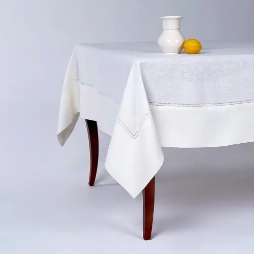 IL019 All-purpose 100% Linen Fabric Bleached Fs Signature Finish