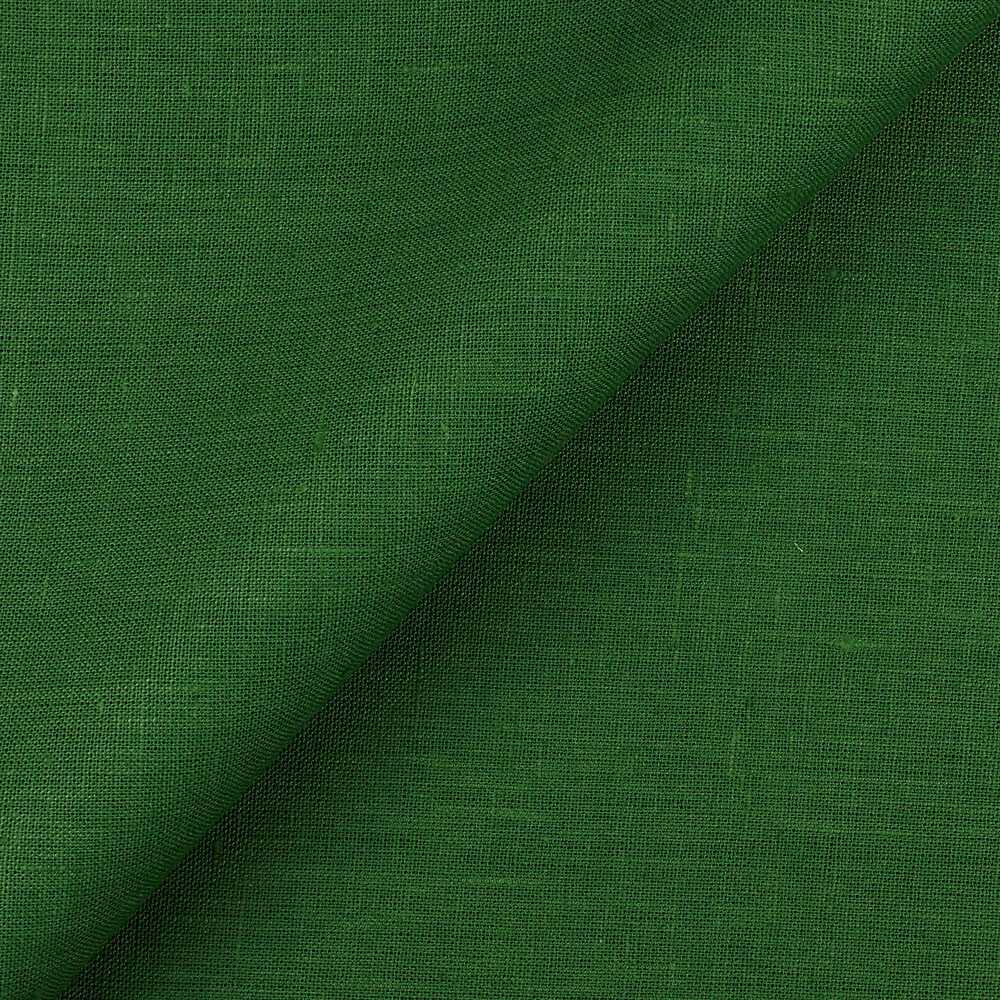 4C22 Rustic  100% Linen Fabric Juniper Softened