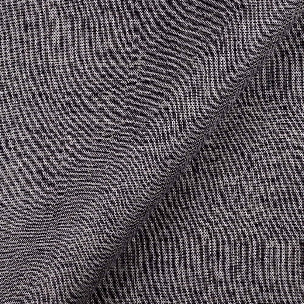 IL028 Double Sided 100% Linen Fabric  - 958 Indigo-natural Softened