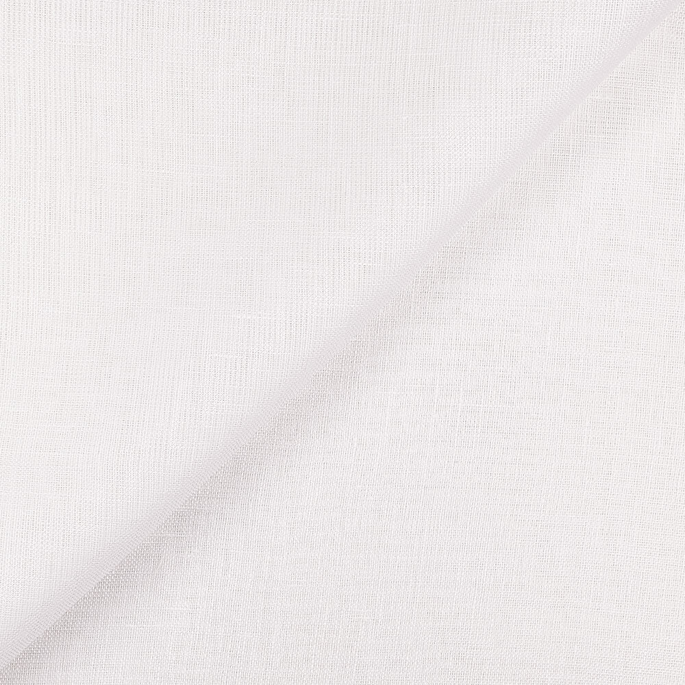 IL030 Gauze 100% Linen Fabric Optic White Softened