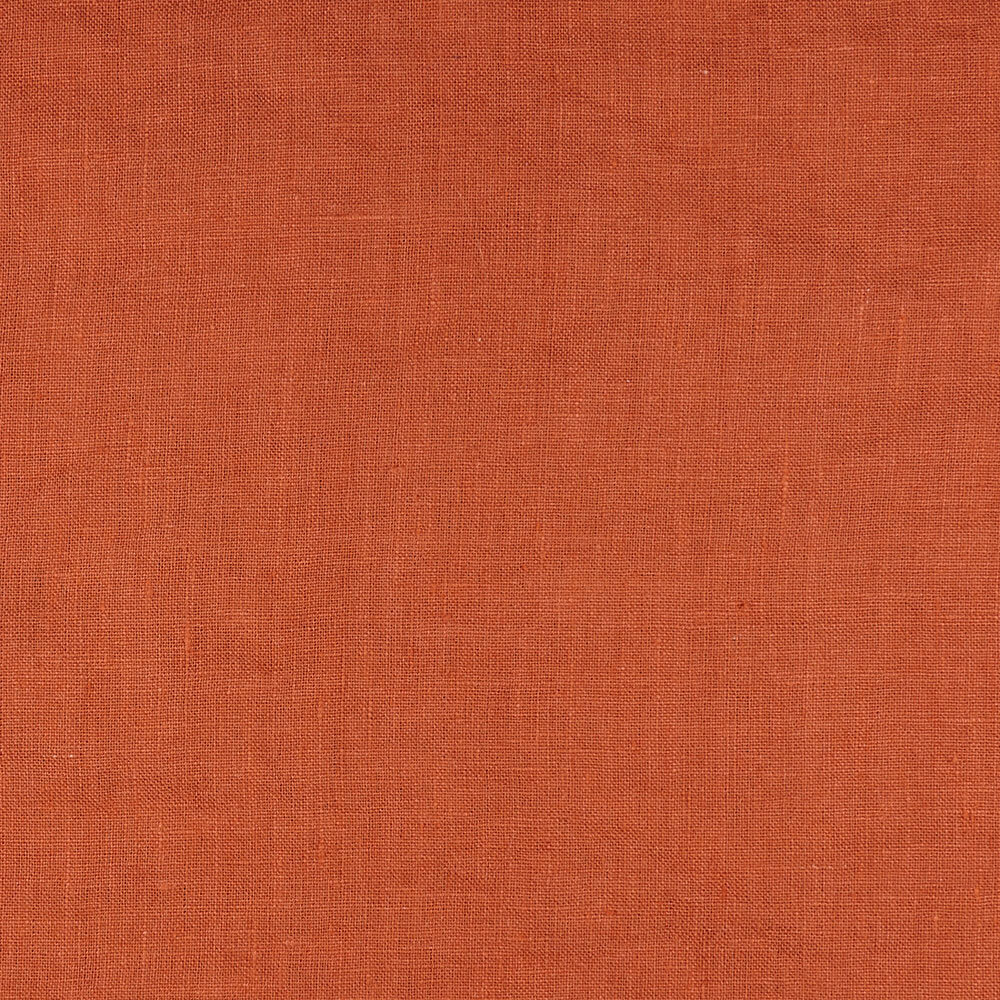 IL019 All-purpose 100% Linen Fabric Rust Fs Signature Finish
