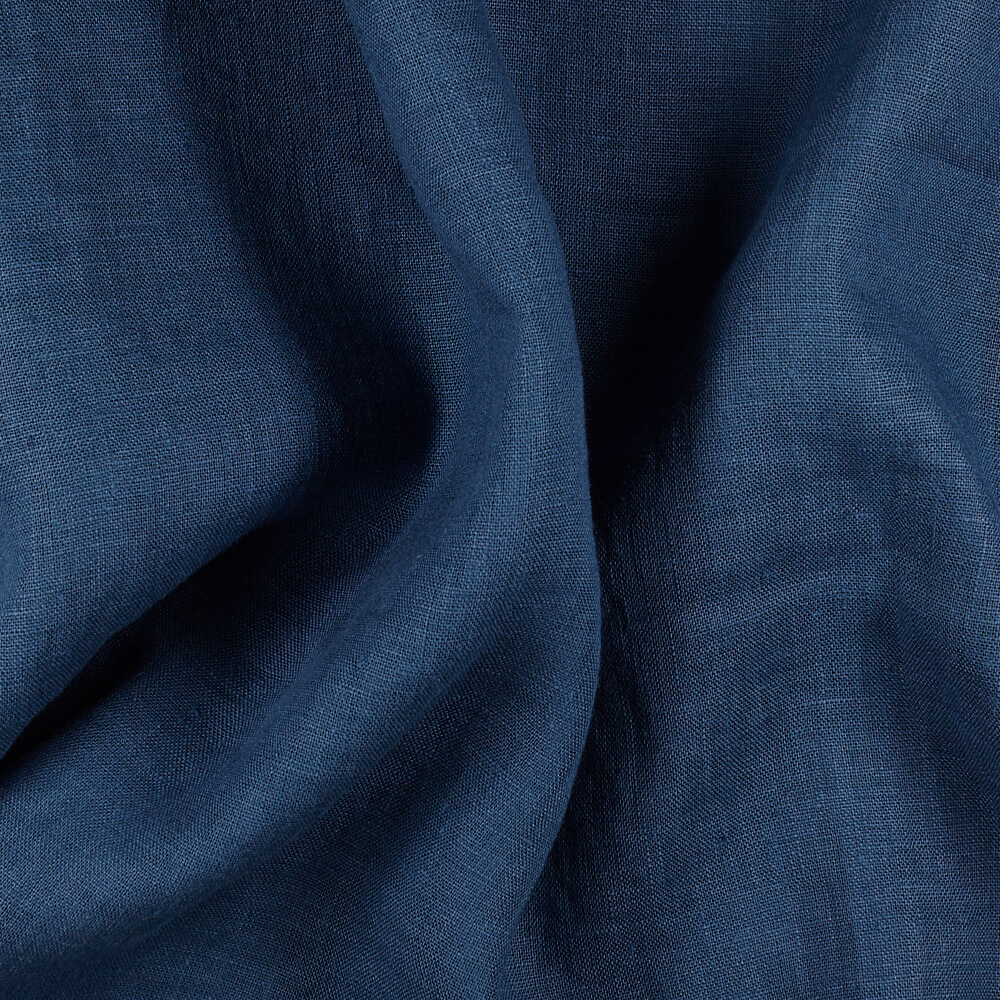 Fabric IL019 All-purpose 100% Linen Fabric Blue Bonnet Fs Signature Finish