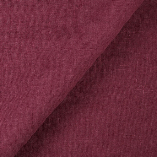 Fabric IL019 All-purpose 100% Linen Fabric Tawny Port Fs Signature Finish