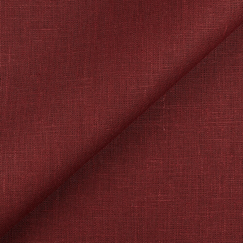 Fabric 4C22 Rustic 100% Linen Fabric Earth Softened