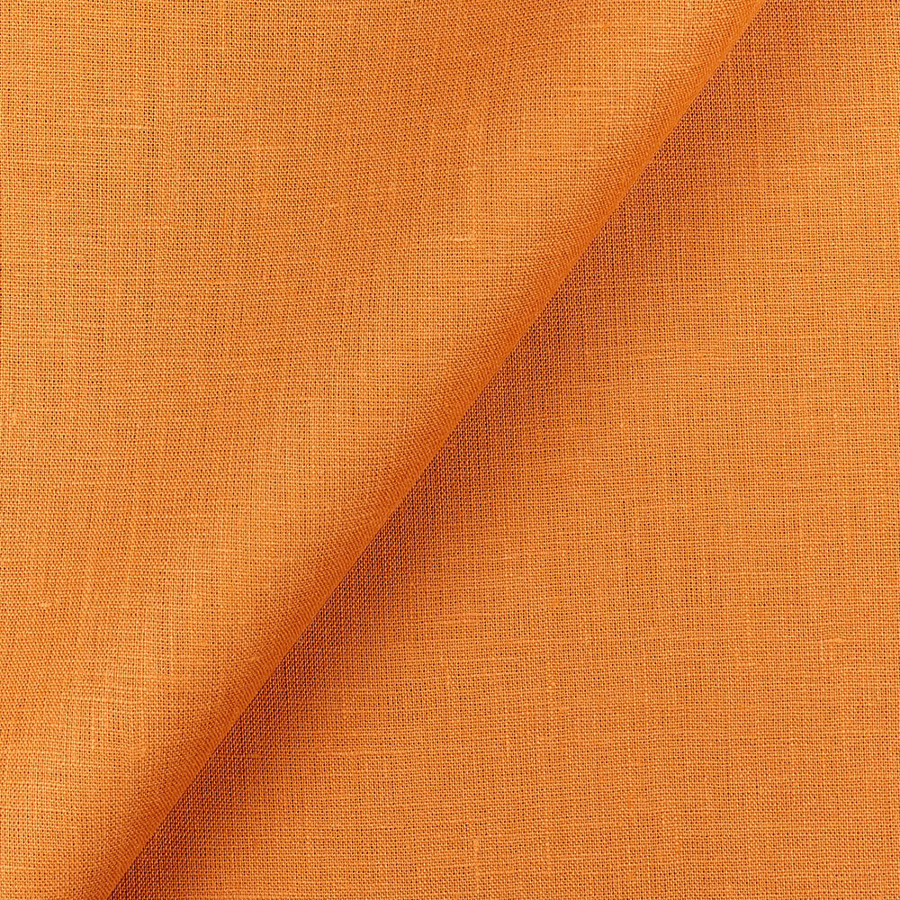 IL019 All-purpose 100% Linen Fabric Apricot Softened