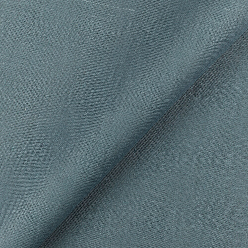 Fabric IL019 All-purpose 100% Linen Fabric Lagoon Softened