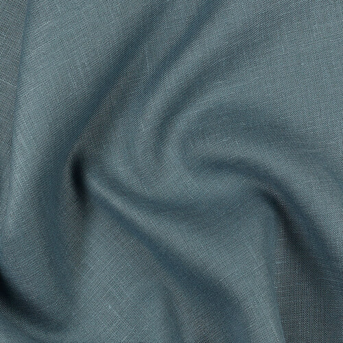 IL019 All-purpose 100% Linen Fabric Lagoon Softened