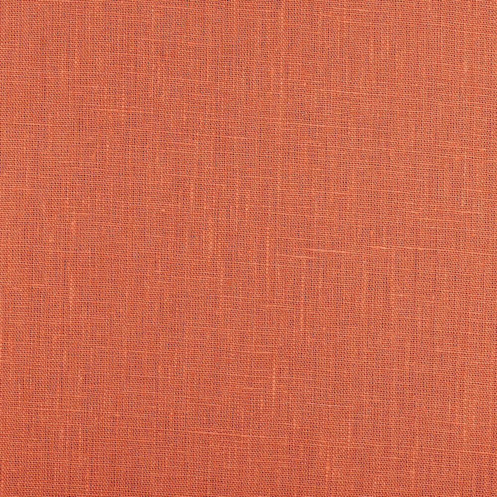 4C22 Rustic  Sanguine 100% Linen Fabric