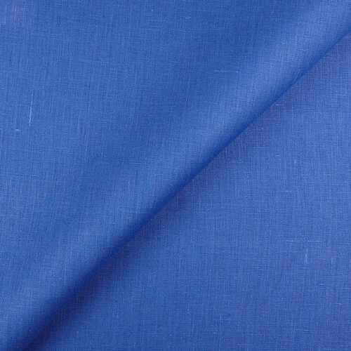 IL019 All-purpose 100% Linen Fabric Sapphire Softened