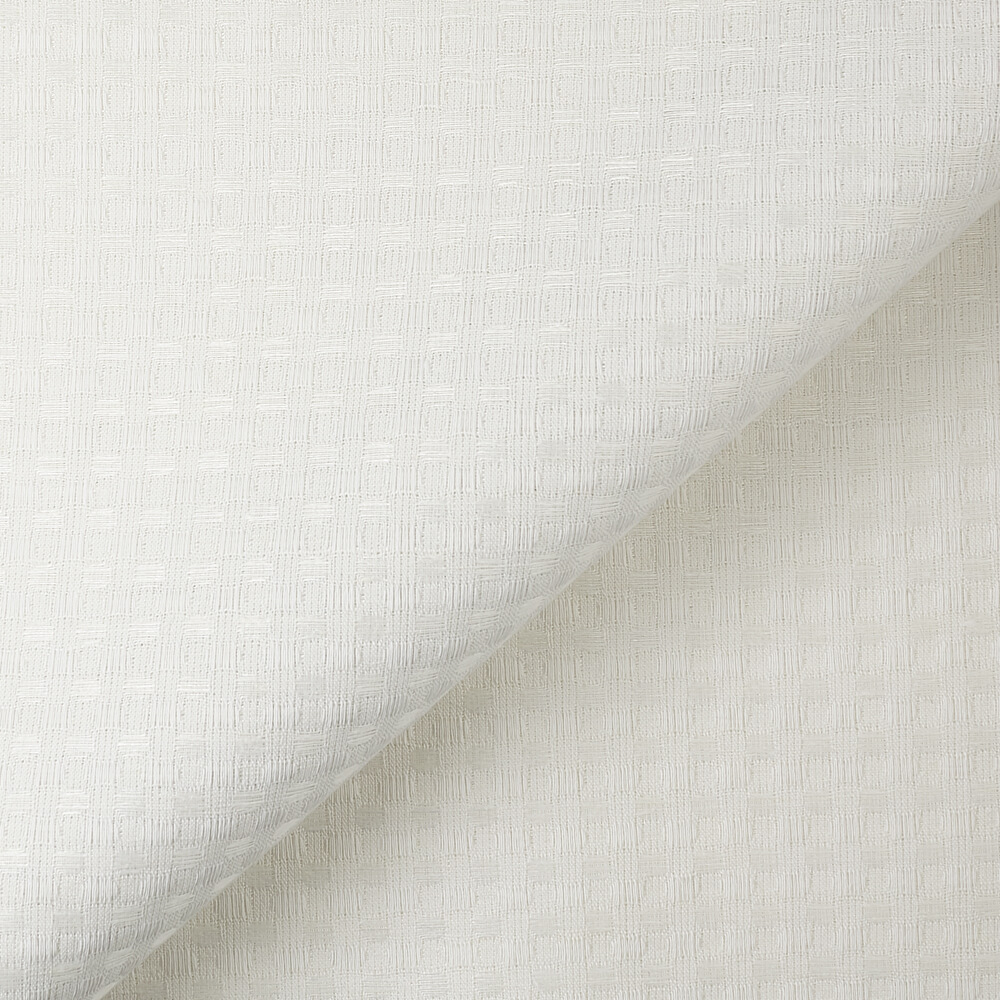 Fabric IS010 Waffle 54% Linen / 46% Cotton Fabric Bleached