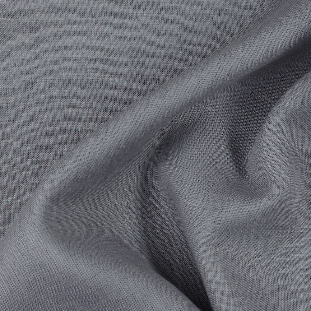 IL019 All-purpose 100% Linen Fabric Elephant Softened