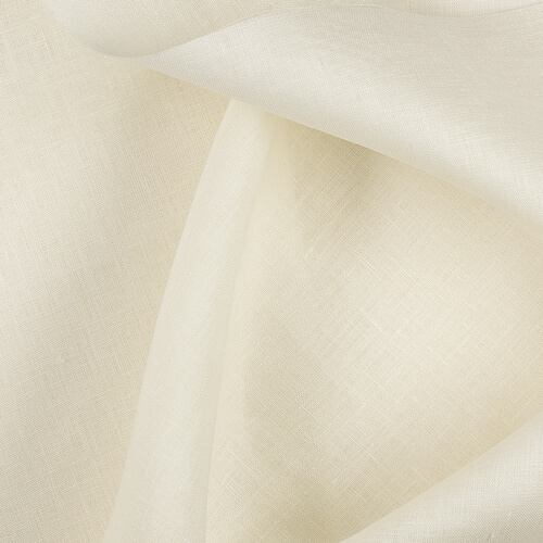 IL020 Handkerchief 100% Linen Fabric Lemonade Softened