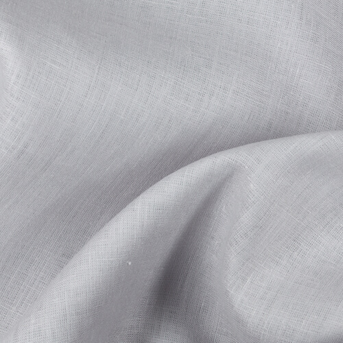 IL019 All-purpose 100% Linen Fabric Silver Softened