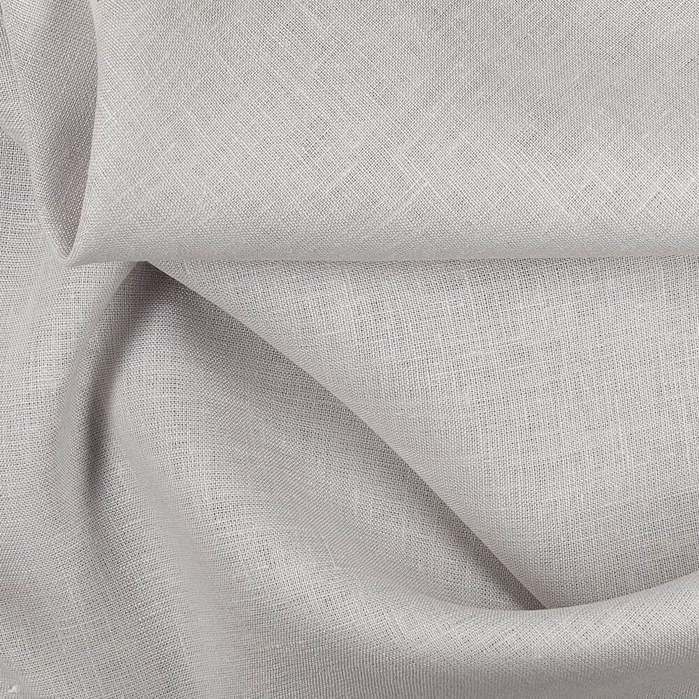 IL019 All-purpose 100% Linen Fabric Gray Cashmere Softened