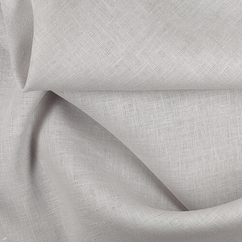 Fabric IL019 All-purpose 100% Linen Fabric Gray Cashmere Softened