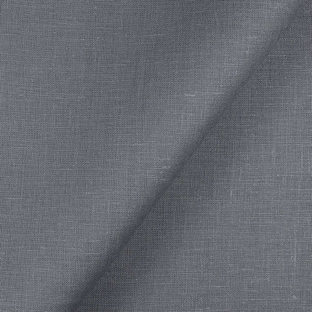IL019 All-purpose 100% Linen Fabric Dolphin Gray Softened